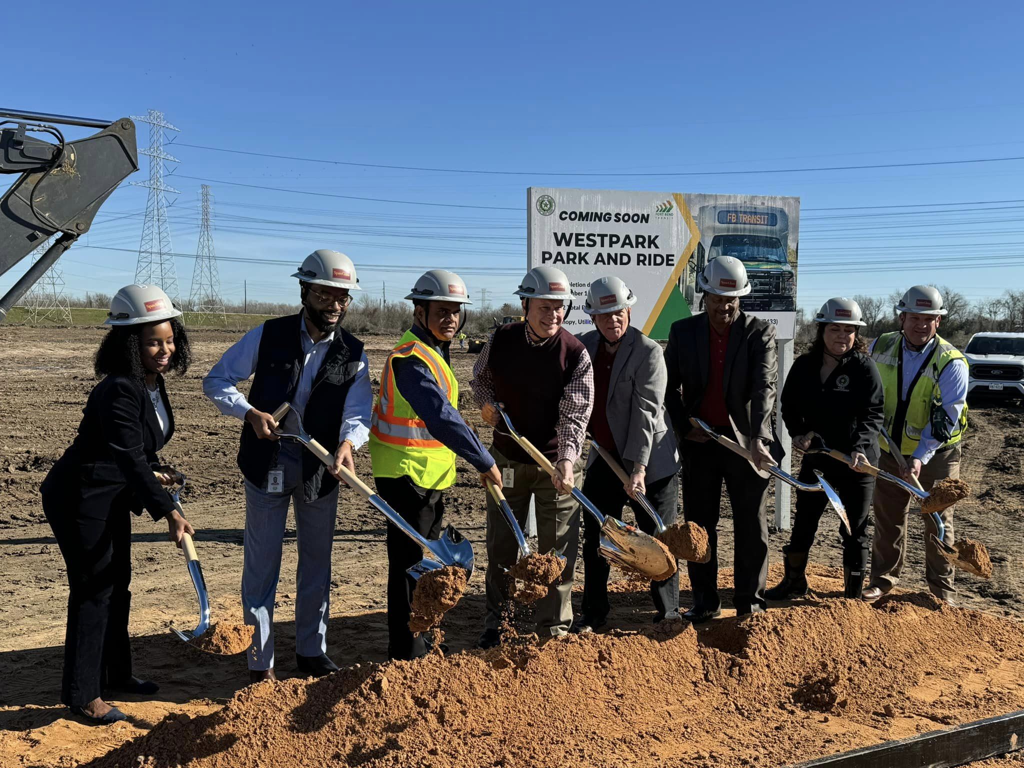 Fort Bend County Transit Breaks Ground on Westpark Park and Ride