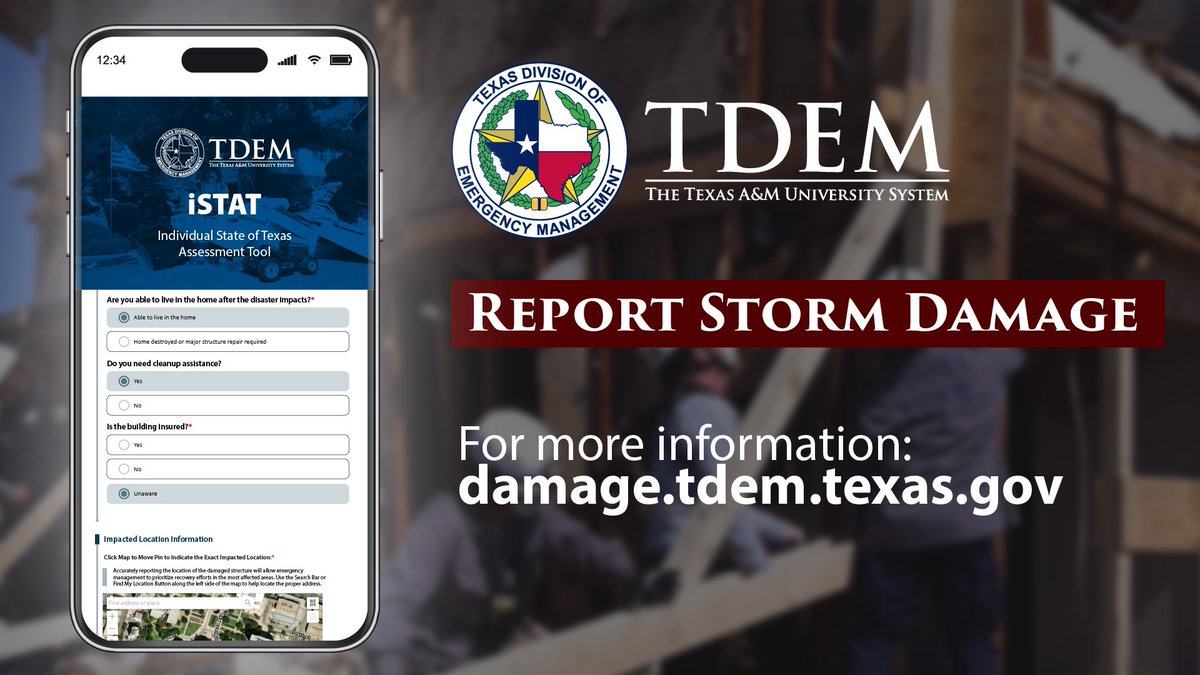 Governor Abbott Urges Texans to Report Winter Weather Damages