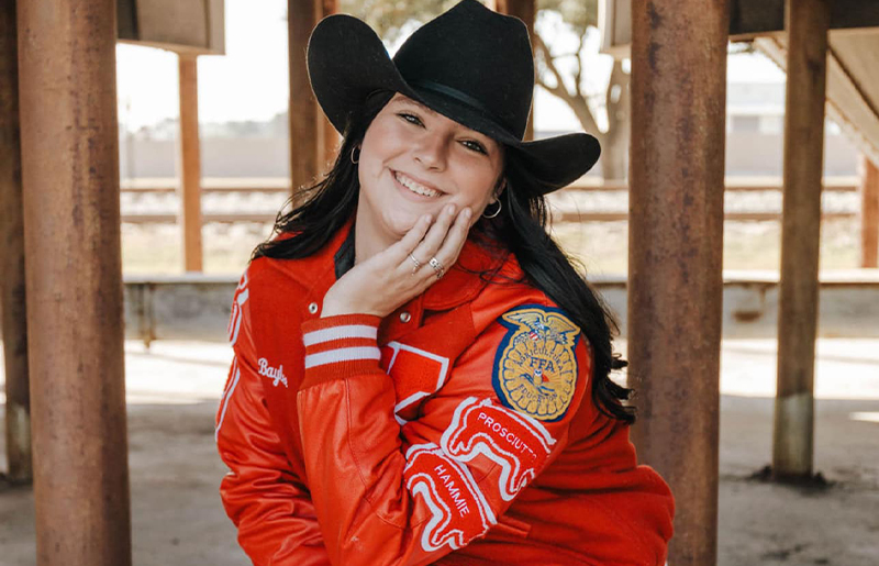 Katy FFA Senior Baylee Pelzer Reflects on FFA Journey as She Prepares for Final Livestock Show