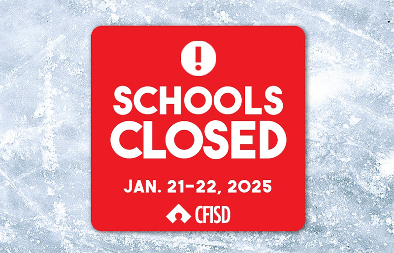 Cy-Fair ISD Closes Schools and Facilities Jan. 21-22 Amid Winter Storm Warning