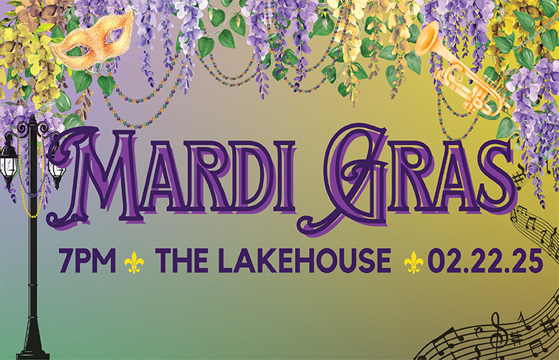 Celebrate Mardi Gras in Towne Lake with an Evening of Fun, Food, and Festivities