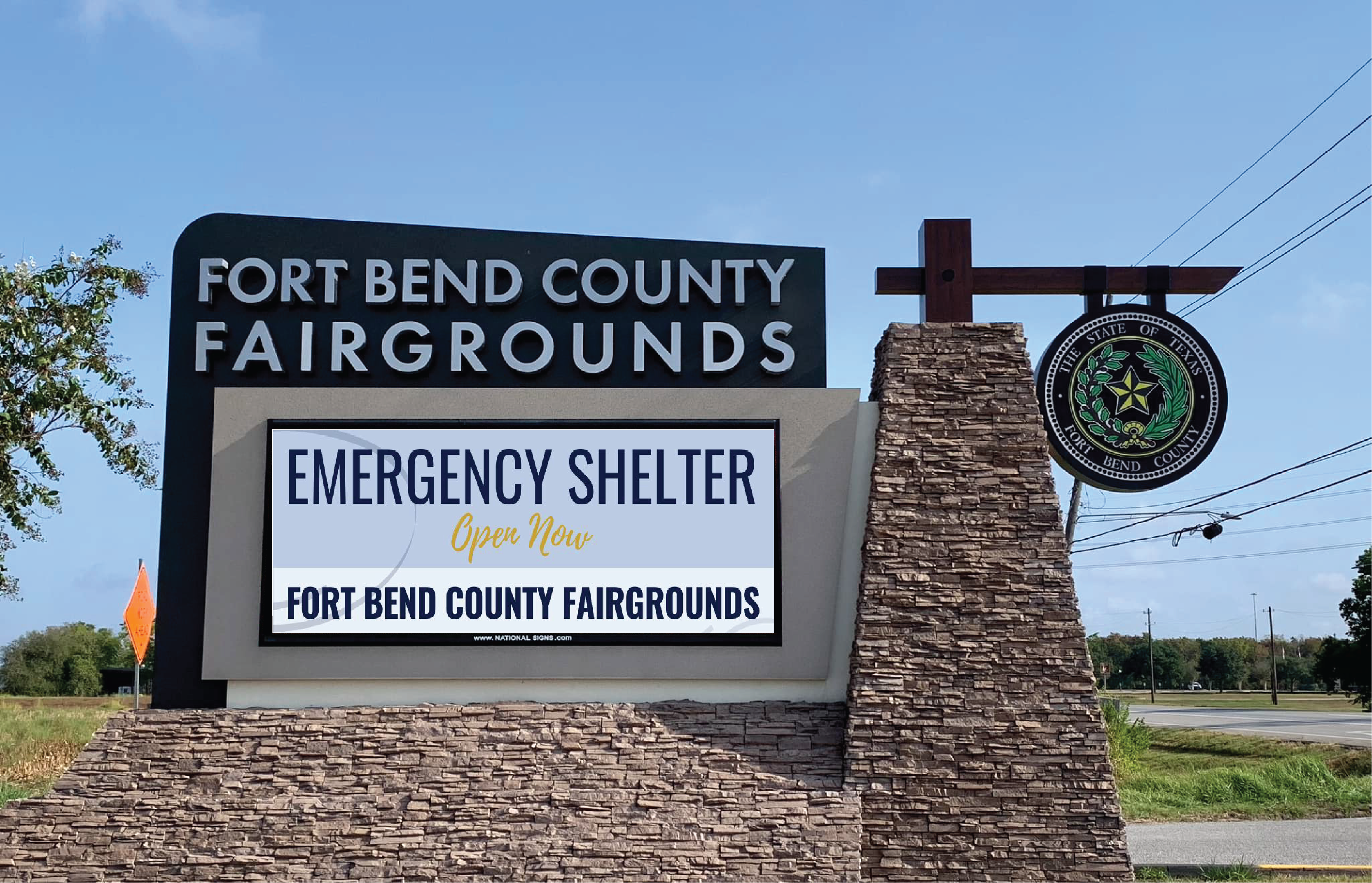 Fort Bend County Officials Open Fort Bend County Fairgrounds as Emergency Shelter in Hurricane Beryl Aftermath