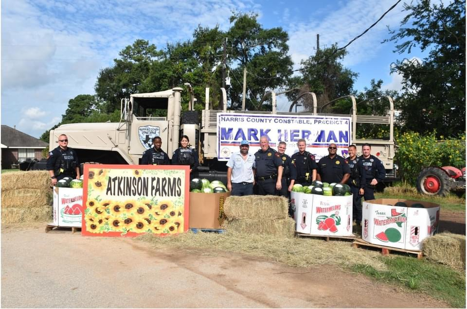 Constable Mark Herman to Host Annual Free Watermelon Giveaway at Atkinson Farms