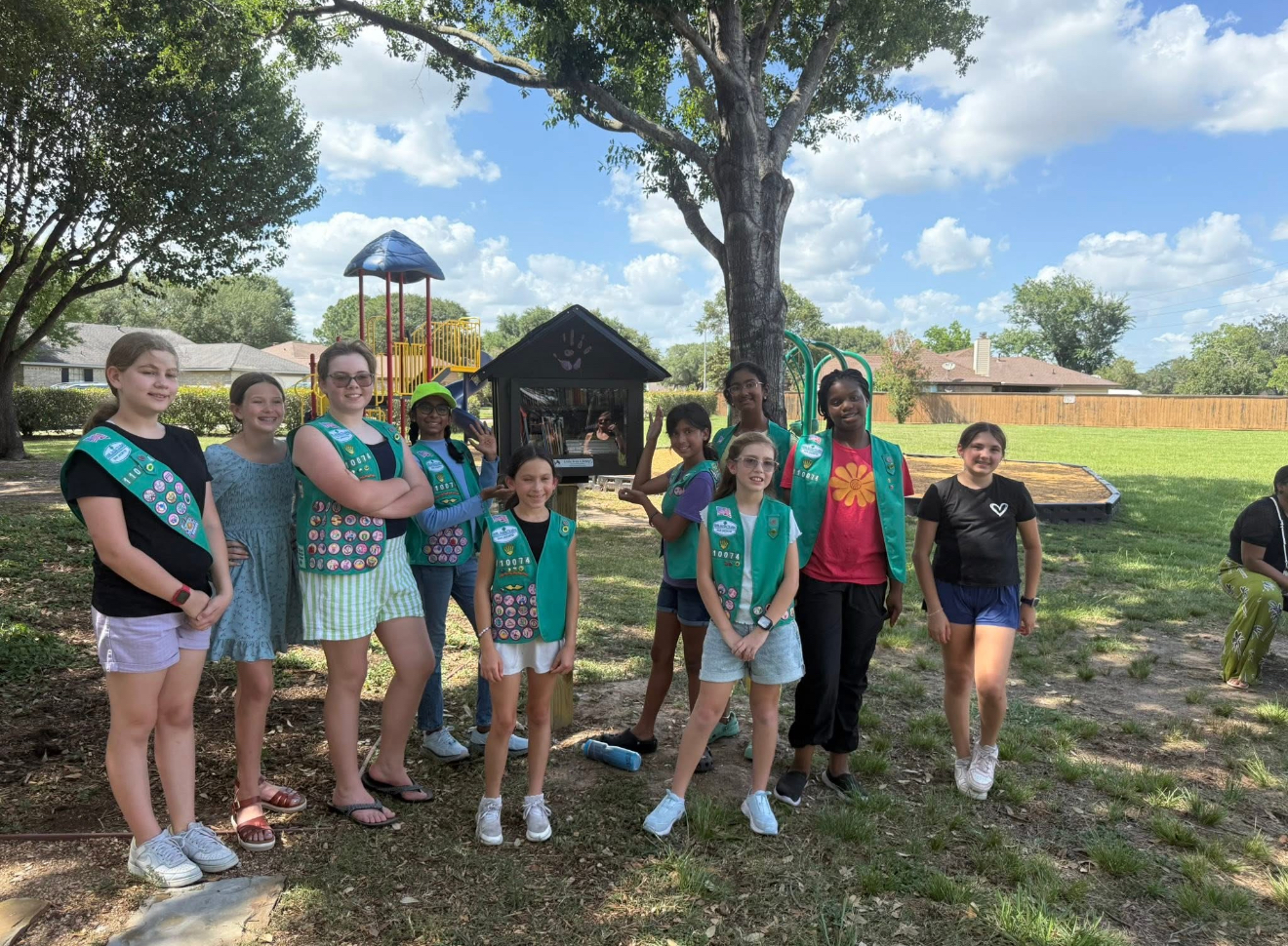 Girl Scout Troop Builds Little Free Library to Spark a Love for Reading in Truitt Middle School Community