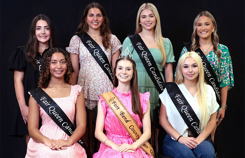 Six Fort Bend County Teens Announced as 2025 Fair Queen Candidates: Scholarship Contest Now Underway
