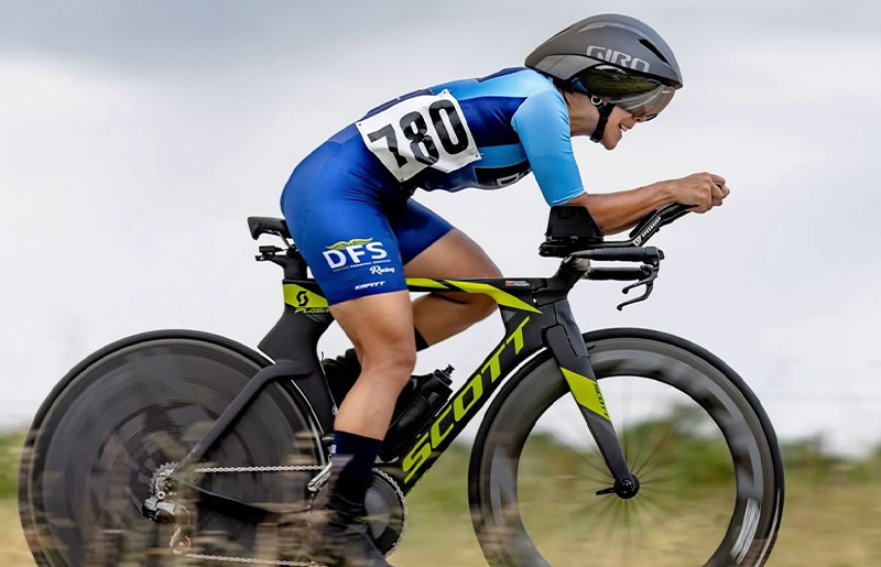 Cypress Triathlete Mafer Pinder Qualifies for 2025 Kona IRONMAN After Just Three Years of Racing