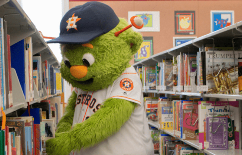 Houston Astros Orbit Mascot to Visit Lone Star College-CyFair Library This Week