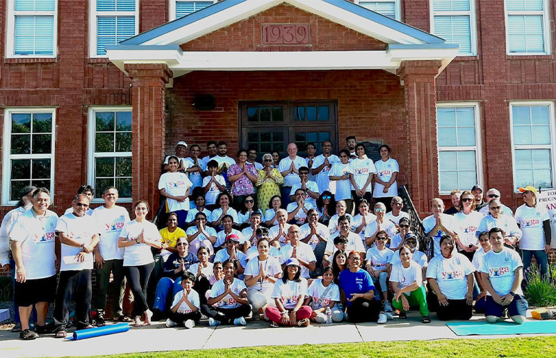 Fort Bend County Celebrates International Yoga Day with Community Yoga Session and First-Aid Demonstrations