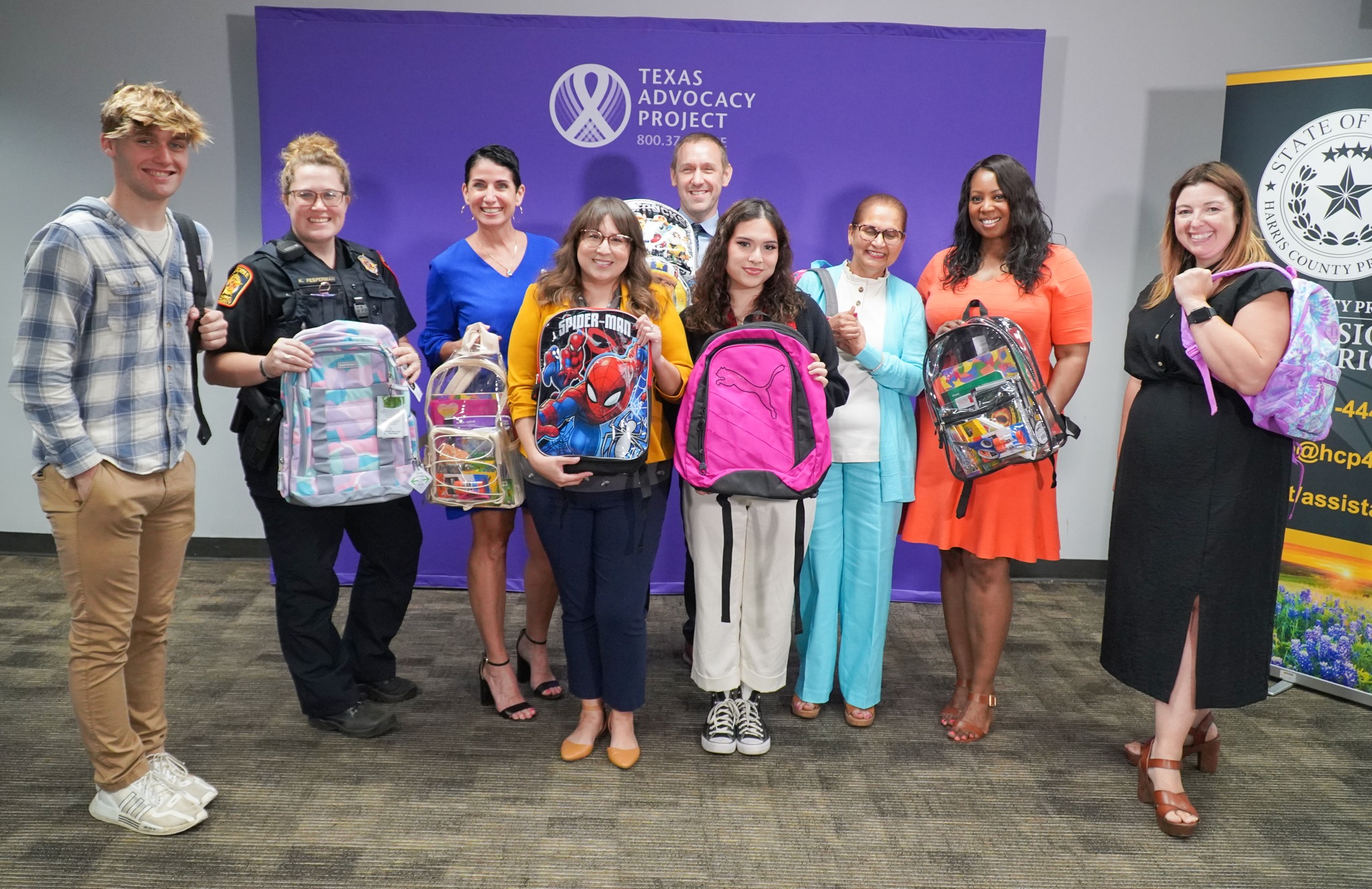 Local Agencies Partner with Texas Advocacy Project for Backpacks for Hope