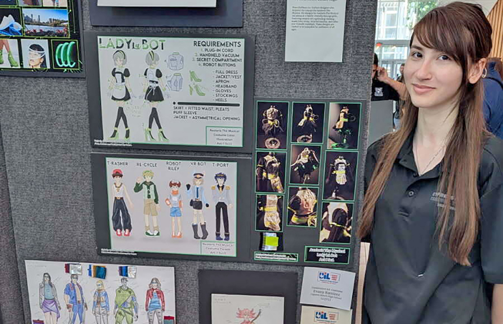 Cypress Ranch High School Junior Earns Top Finish in Statewide UIL Theatrical Design Contest