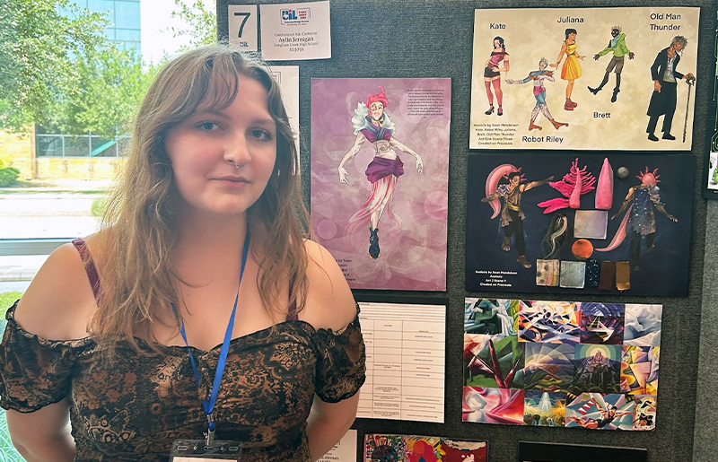Langham Creek High School Student Earns State Recognition in UIL Costume Design