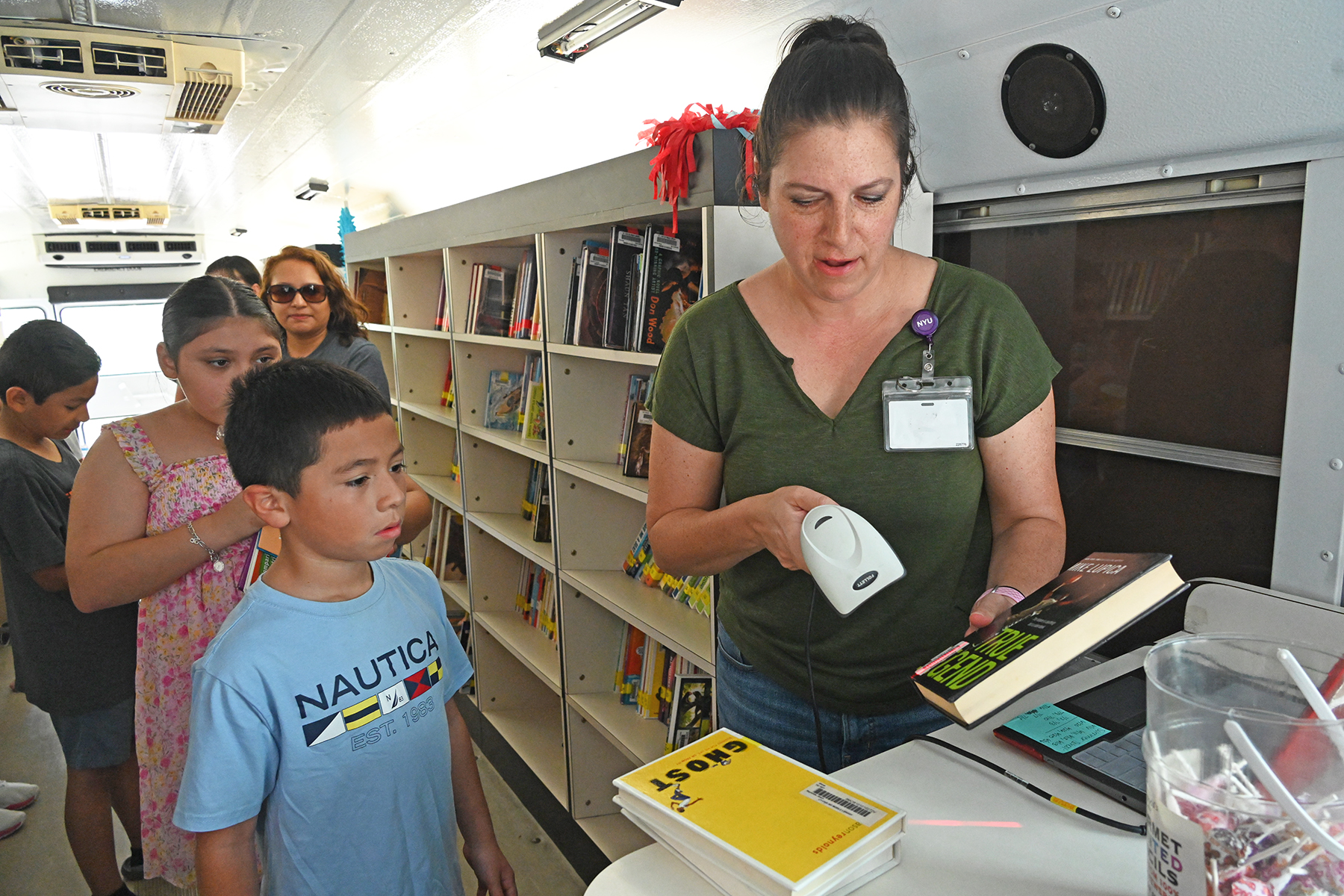 All Aboard the Book Bus: CFISD Mobile Library Brings Summer Reading and Storytime to Local Neighborhoods