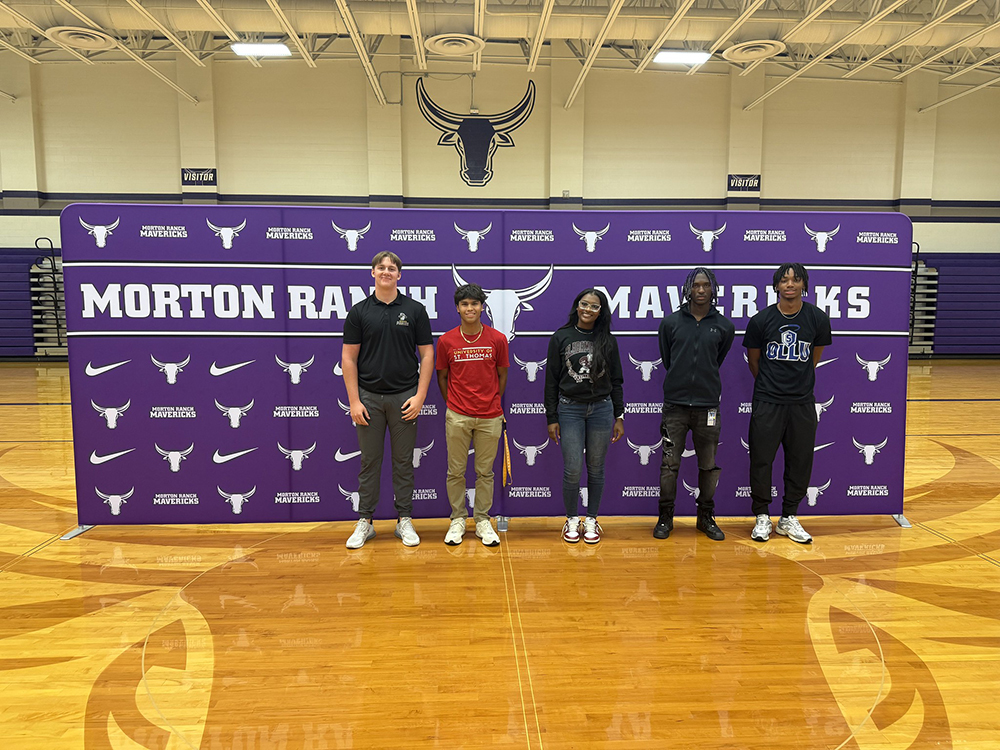Morton Ranch High School Athletes Sign to Compete in Collegiate Athletics