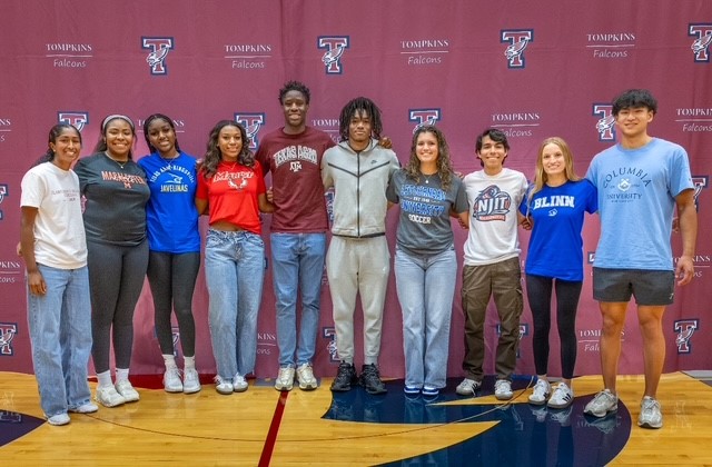 Tompkins High School Athletes Launch College Careers on Signing Day