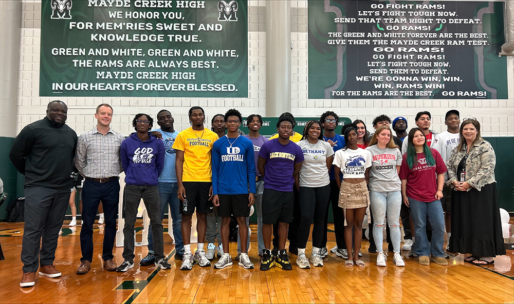 Mayde Creek High School Honors 2025 Spring Signing Day Class