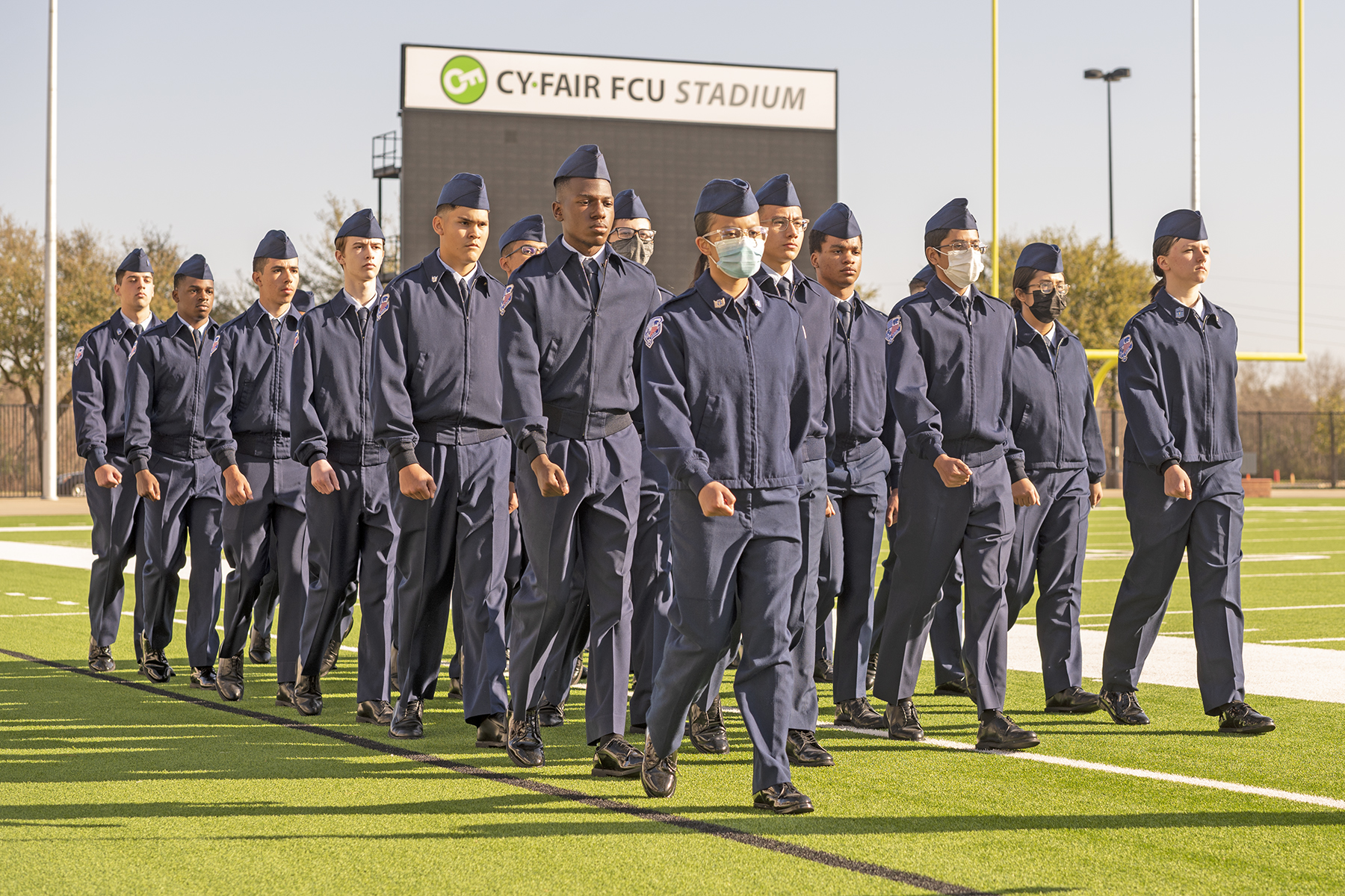 18th Annual Pass in Review Showcases CFISD's AFJROTC Cadets