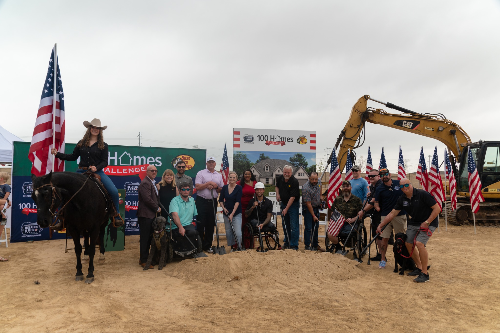 Groundbreaking for Decorated Wounded Warrior's New Home Celebrated in Bridgeland