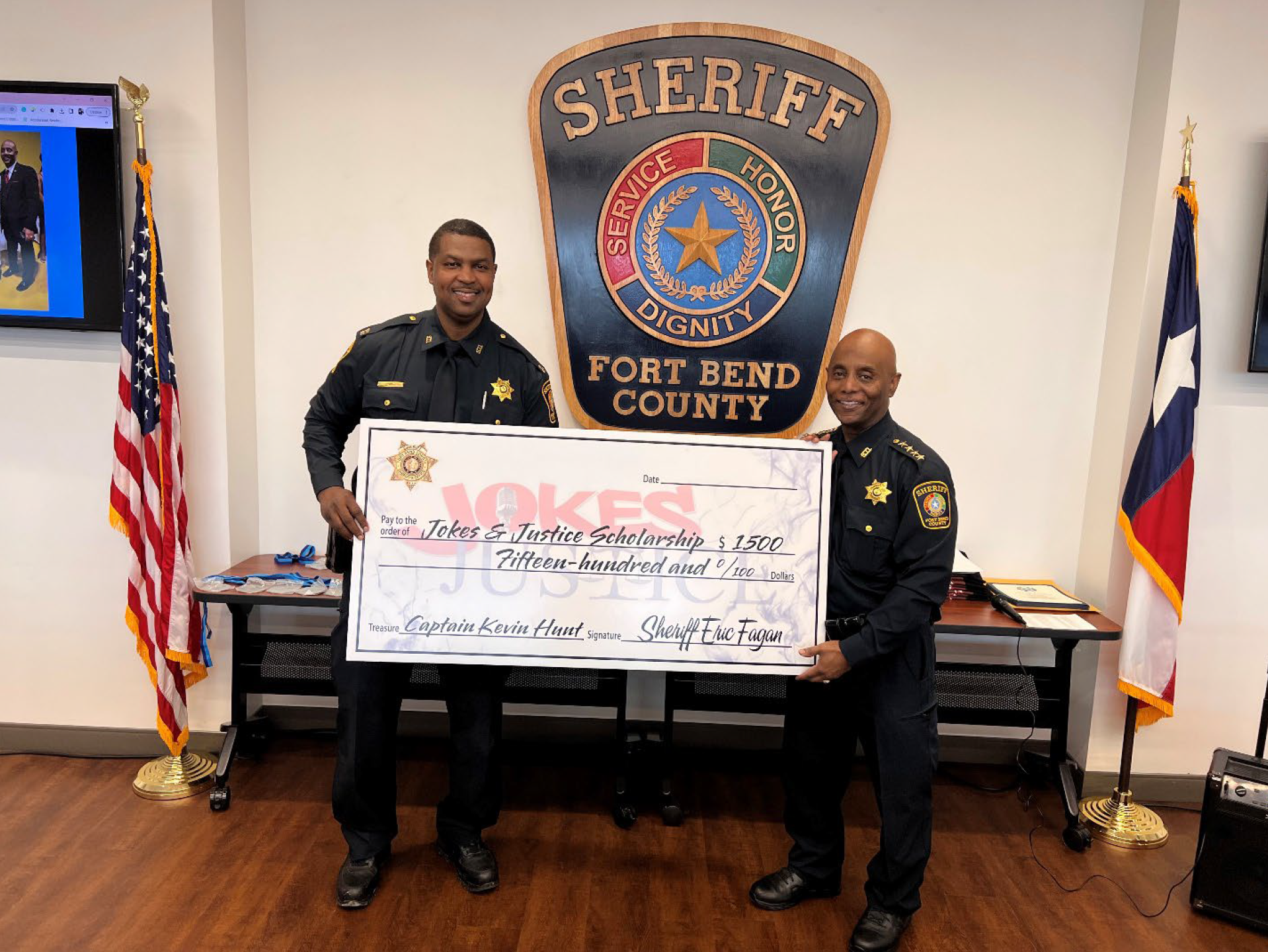 Sheriff Eric Fagan Awards $39,000 in ScholarshipsÂ 
