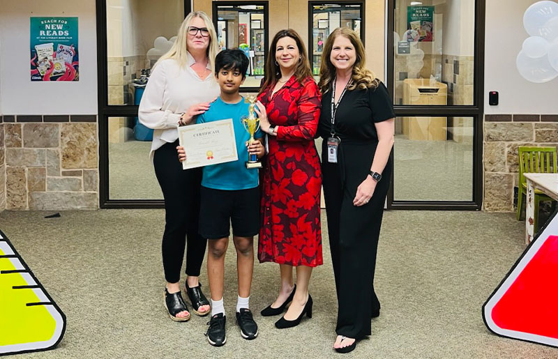 Randolph Elementary Student Spells His Way to Competition