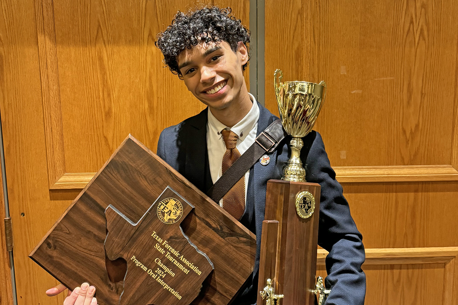 Jersey Village High School Senior Claims State Title in Texas Forensic Association State Championship