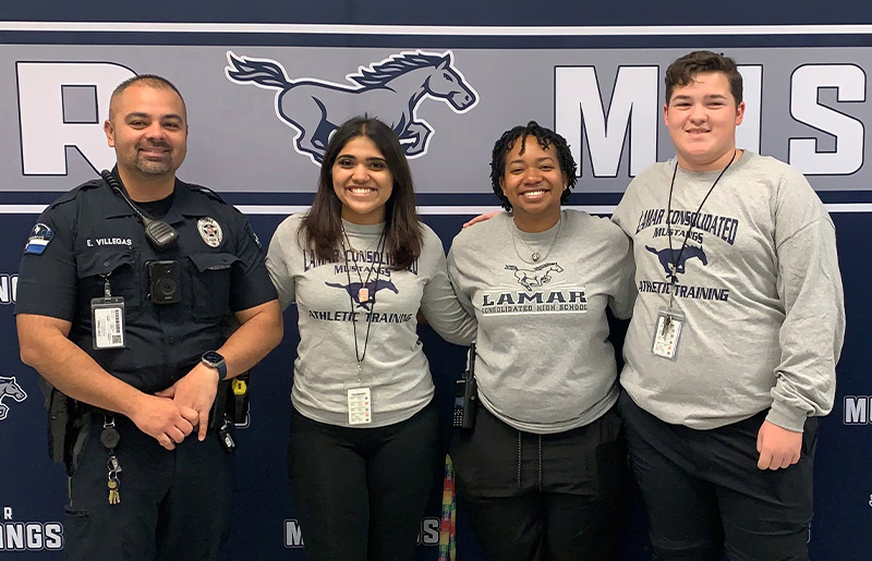 Lamar CISD Staff and Student First Responders Save Student’s Life