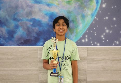 Creech Elementary Fifth Grader Advances to Regional Spelling Bee Competition