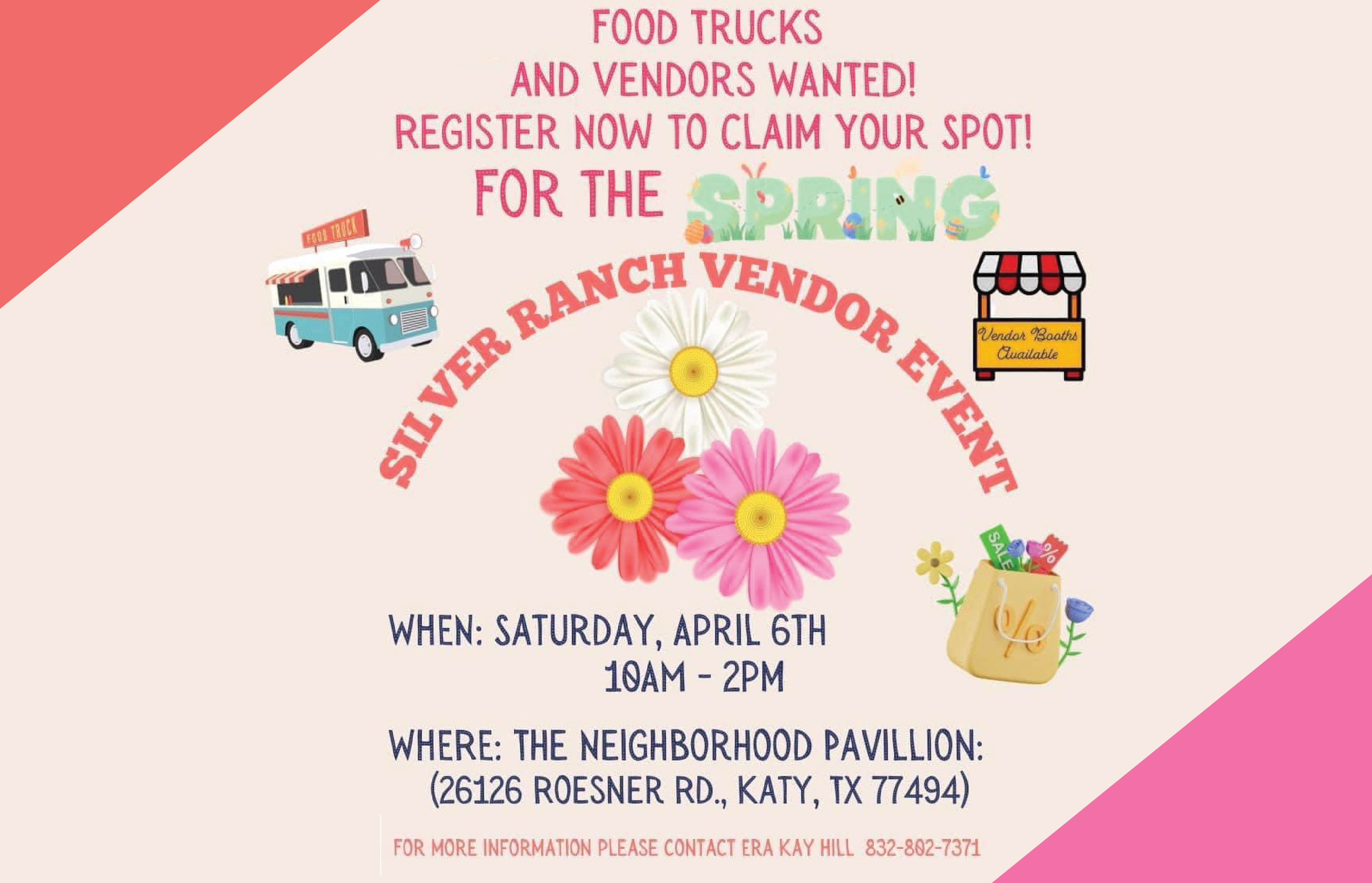 Registration Open for the Spring Silver Ranch Vendor Market