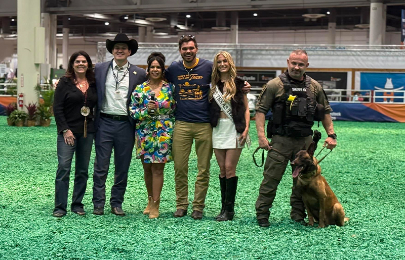 Harris County Sheriff's Office K9 Trex Wins K9s4Cops Fast Dog Competition at Houston Livestock Show & Rodeo