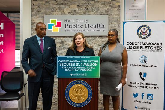 Congresswoman Lizzie Fletcher Secures More Than $1.4 Million in Federal Funding for Harris County Black Maternal & Child Health Program