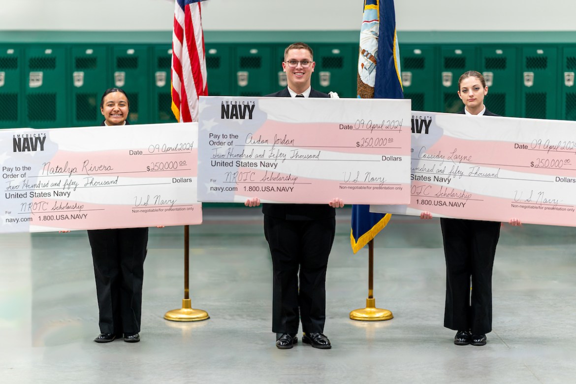 Spring HS Navy JROTC Cadet Leaders Awarded Over $1 Million in Scholarships
