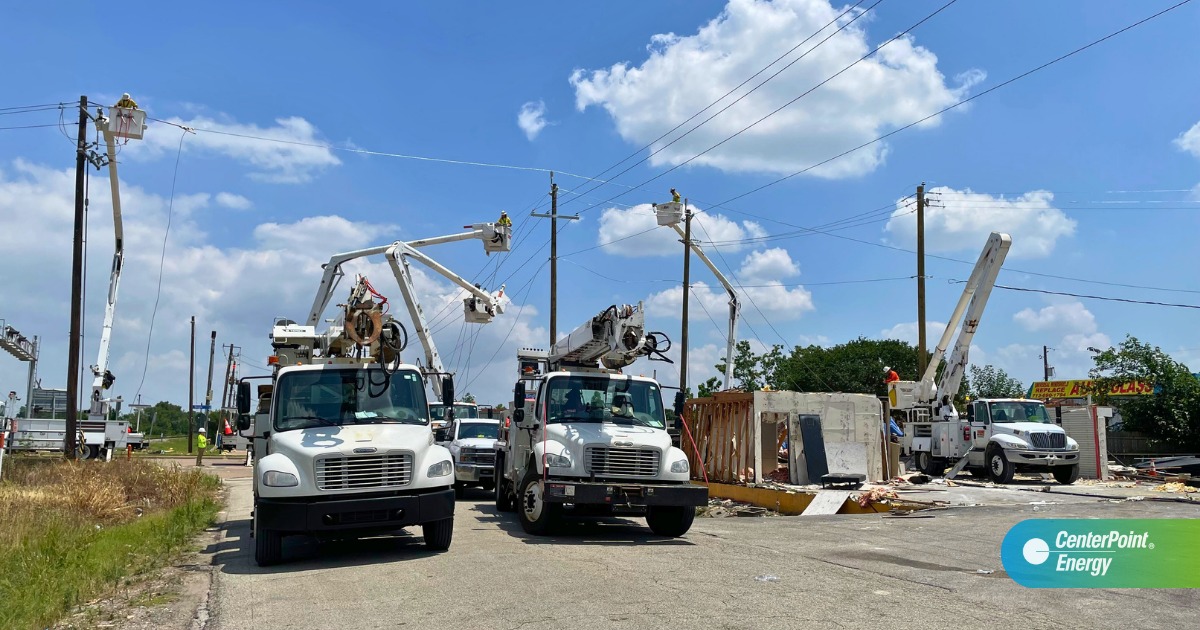 CenterPoint Energy Helps Restore and Support Greater Houston in Aftermath of Devastating May 16 Storm