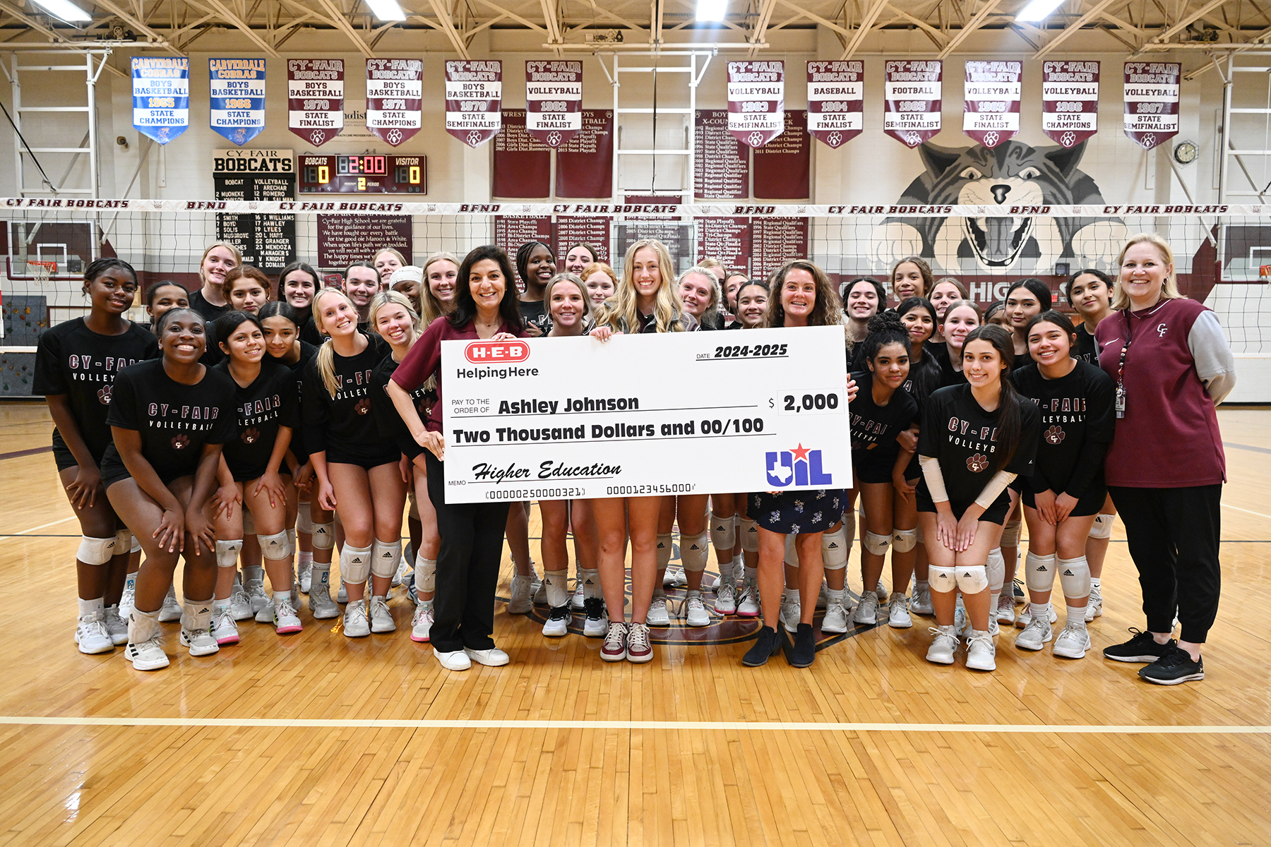 Cy-Fair High School Senior Ashley Johnson Wins UIL H-E-B Athletic Scholarship