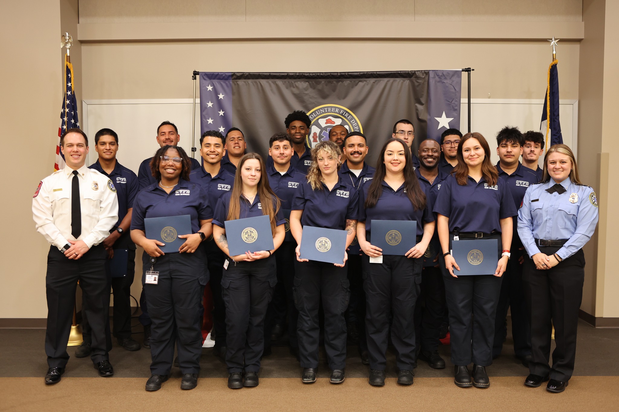 Community VFD Honors 2025 Alpha EMT Graduates, Welcomes New Generation of First Responders