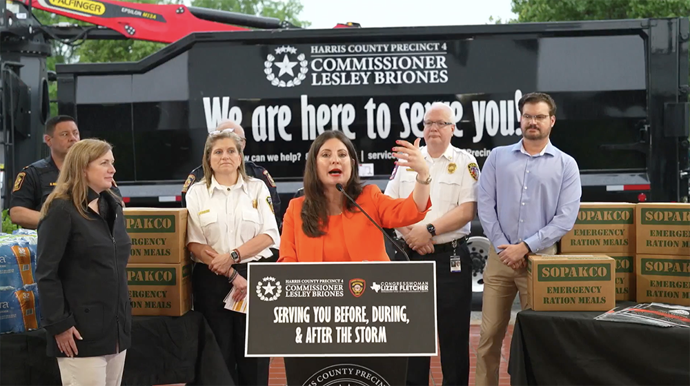 Commissioner Lesley Briones Leads Harris County Hurricane Preparedness Push as Active 2025 Season Looms