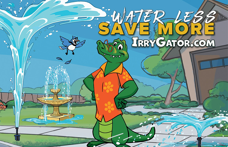 Irry Gator’s Smart Watering Tips: How WHCRWA Helps You Save Water and Keep Lawns Healthy