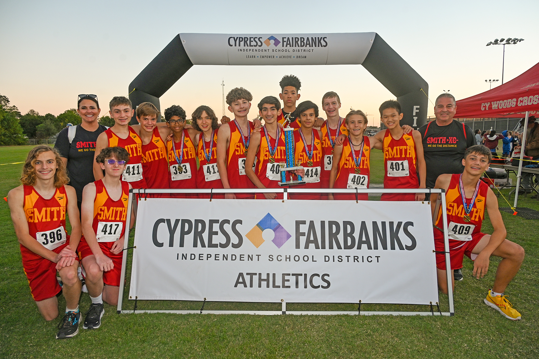 Anthony, Smith Win District Middle School Cross Country Team TitlesÂ 