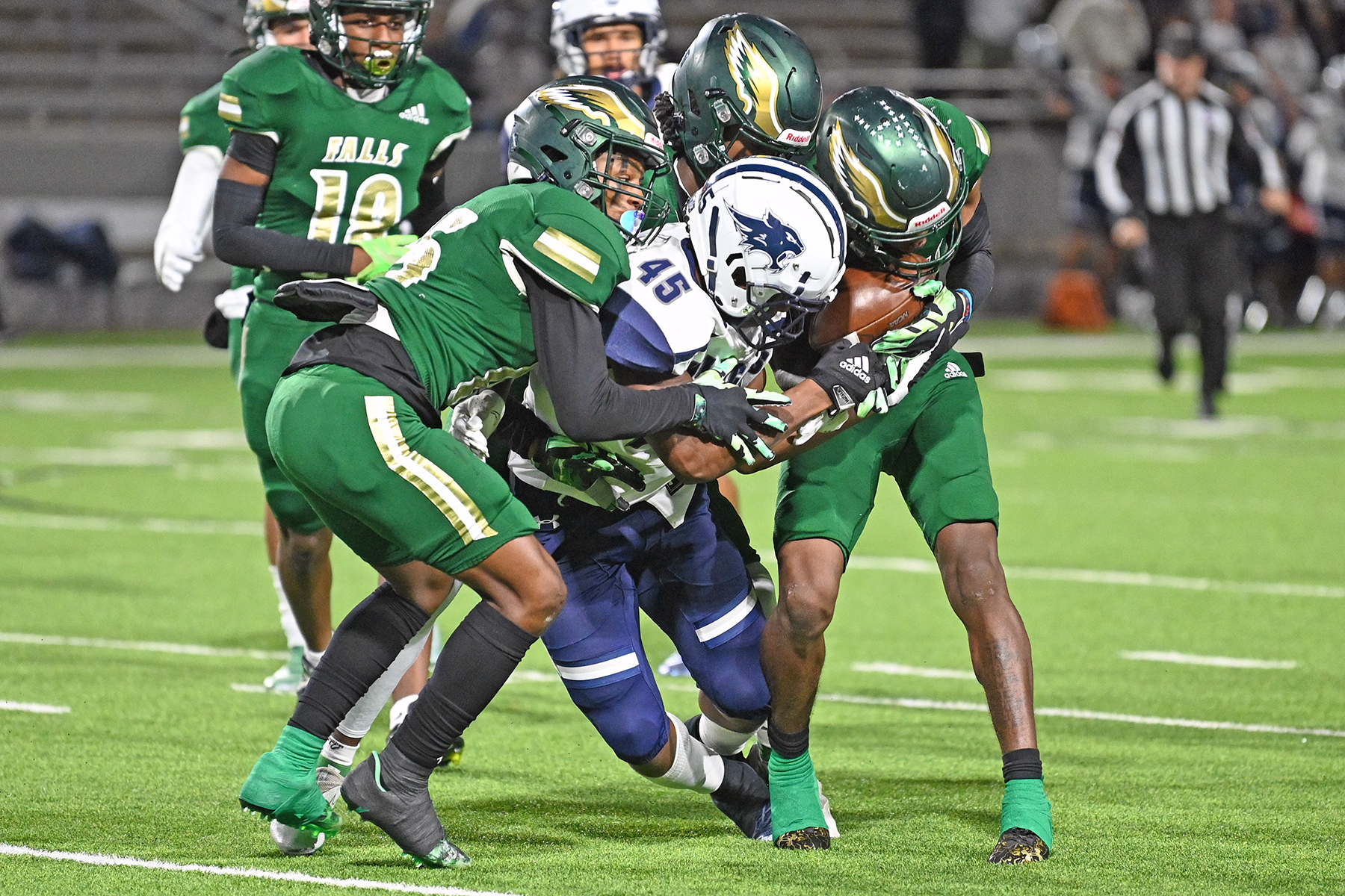 Cy-Falls Golden Eagles Defeat Tomball Memorial 45-35