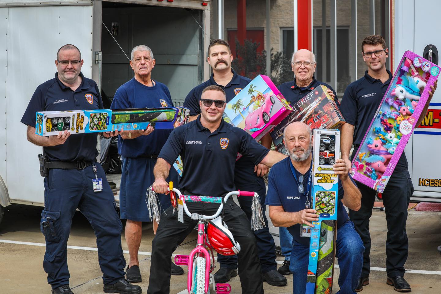 Katy Area Fire Departments Band Together for Katy Families In Need