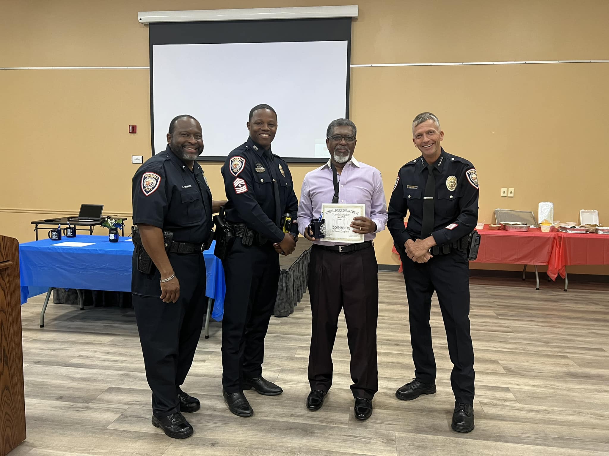 Tomball Police Department Hosts 2023 Citizen's Police Academy Graduation
