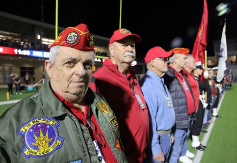 Veterans Honored During Halftime at Katy ISD’s Legacy Stadium 