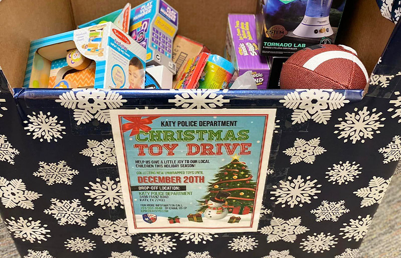 Katy Police Department, Fort Bend Lions Partner to Host Annual Toy Drive