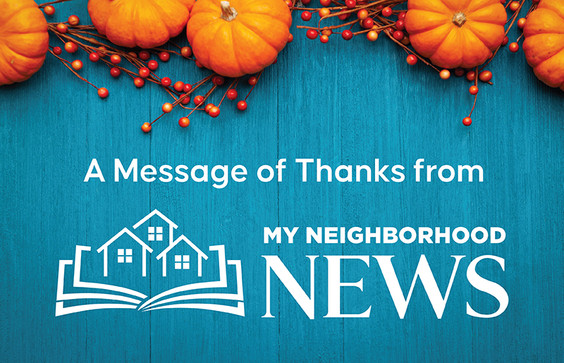 A Message of Thanks from My Neighborhood News