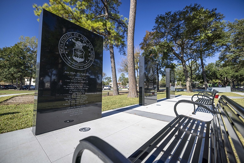 Veterans War Memorial in Collins Park Now Open
