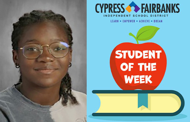 CFISD Student of the Week: Jade Williams