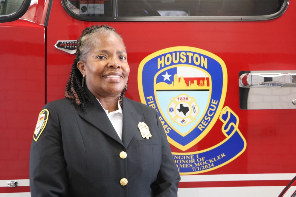 Fire Chief Thomas Muñoz Appointed Assistant Chief Marion Spann as City of Houston Fire Marshal