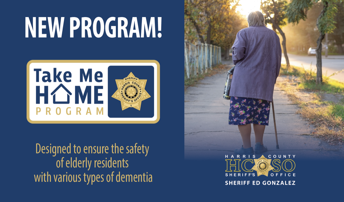 Harris County Sheriff's Office Launches 'Take Me Home' Program to Support Residents with Cognitive Conditions