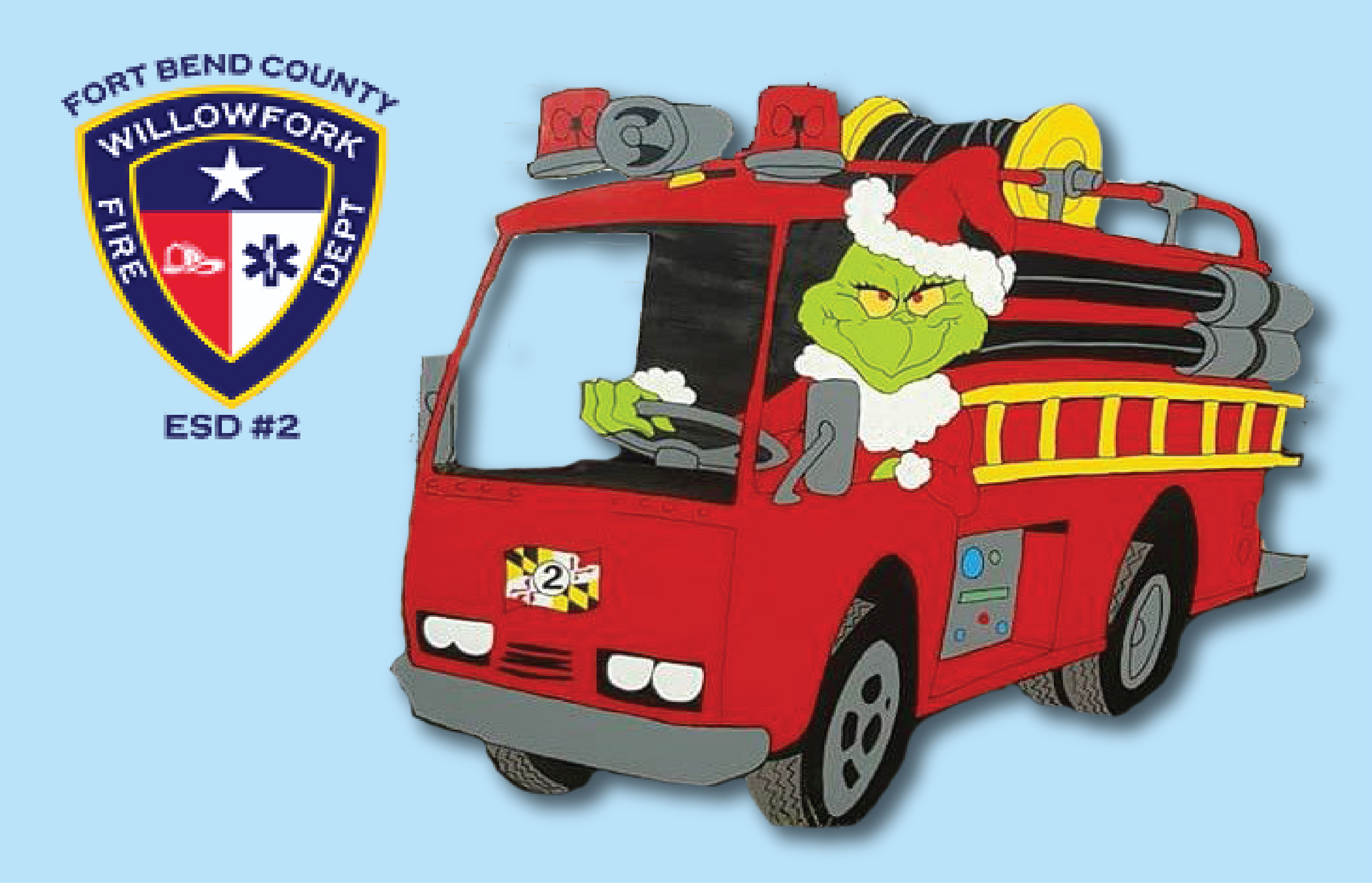 Join the Willowfork Fire Department for a Special 'Greetings with the Grinch' Event