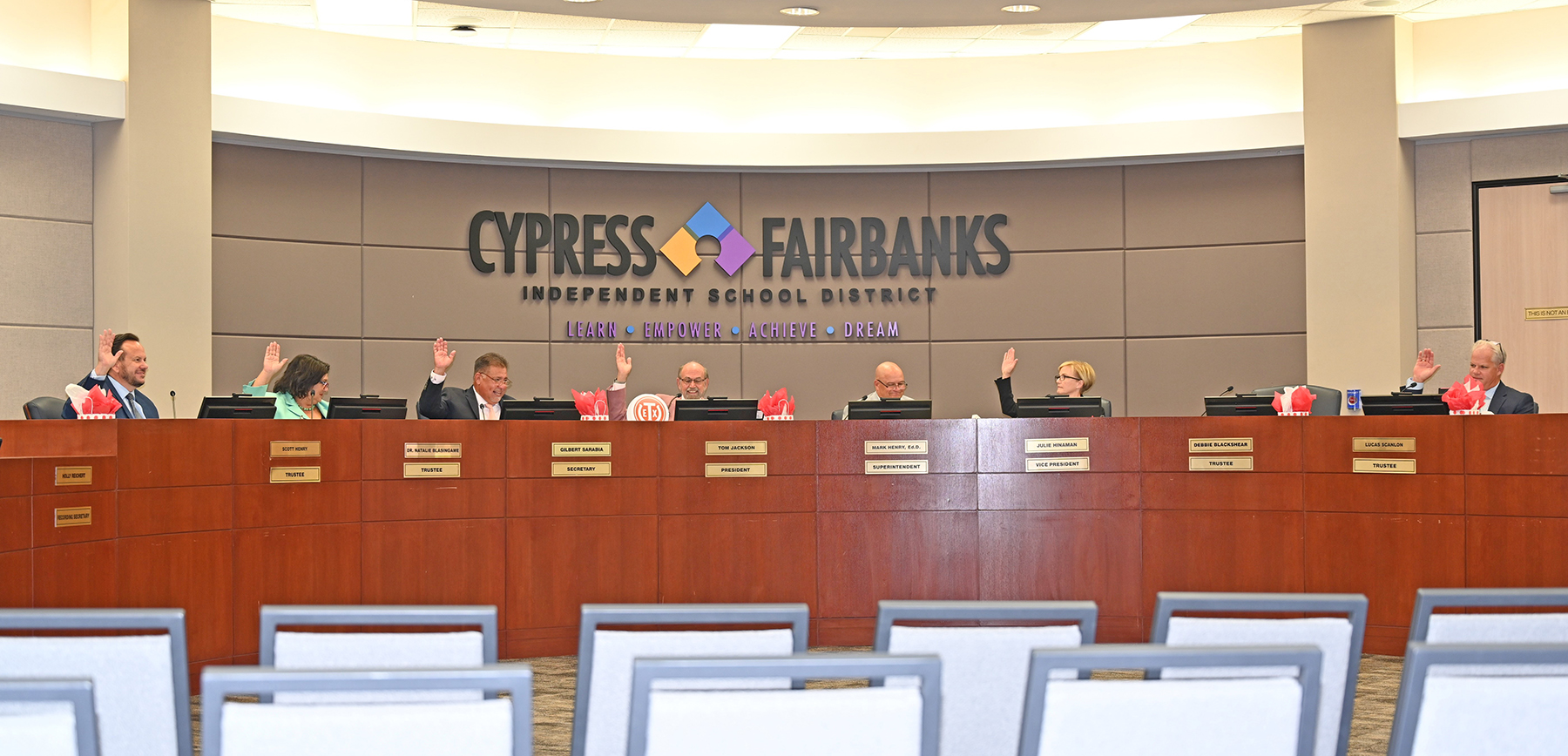 CFISD Board Adopts Lowest Tax Rate in 33 Years