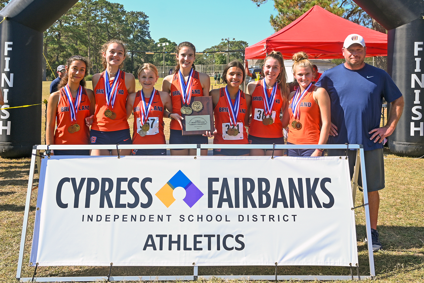 Bridgeland Runners Sweep District 16-6A Cross Country Titles