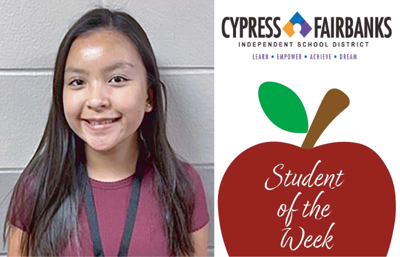 CFISD Student of the Week: Addyson Nguyen